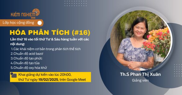 KHÓA HỌC HÓA PHÂN TÍCH #16